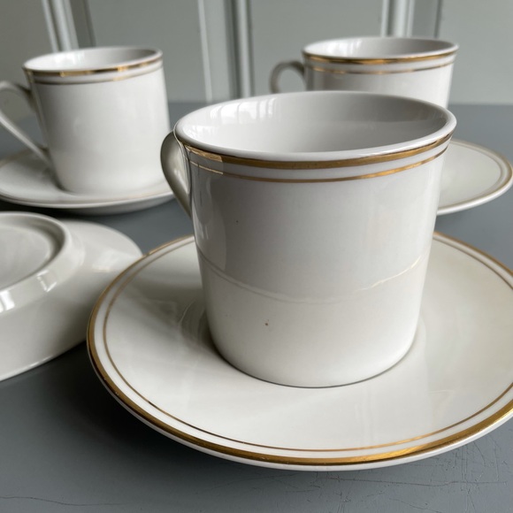 EUC World Market Tea Cup + Saucer-Set of 3 - Picture 2 of 3